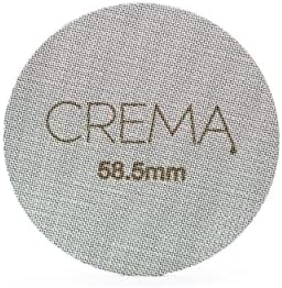מוצרי קפה של קרמה | מסך פאק 58.5 ממ | בעובי 1.7 ממ | אופטימיזציה של מיטוב החמישים שלך | זרימת מים